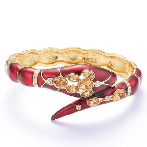 Bracelet - Serpent rouge