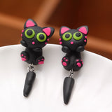 Boucles d'oreilles - Cat